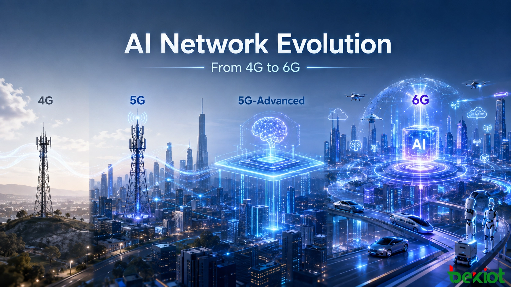 How AI Is Reshaping Mobile Networks from 4G to 6G