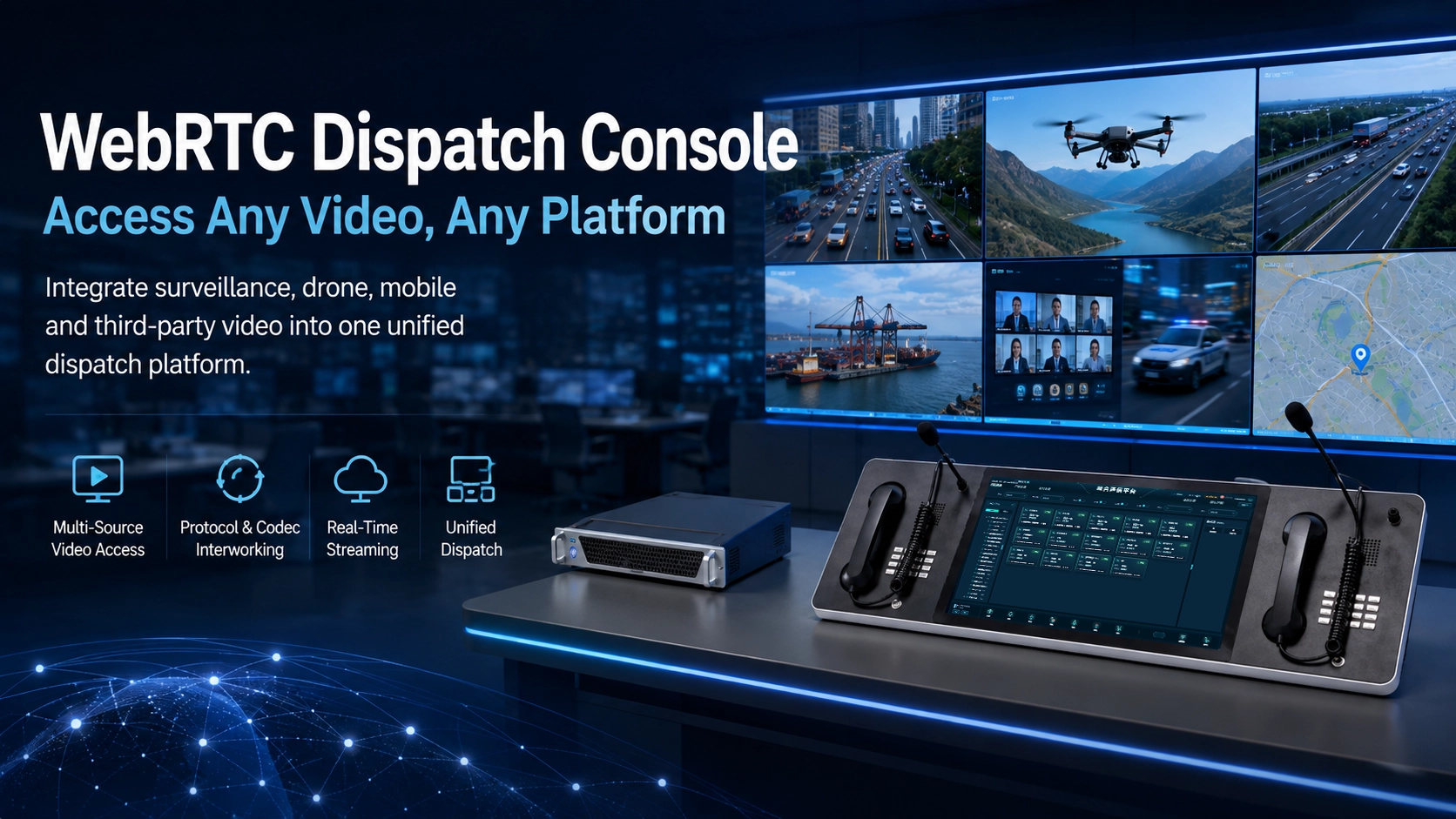 How a WebRTC Dispatch Console Can Access Video Surveillance Streams