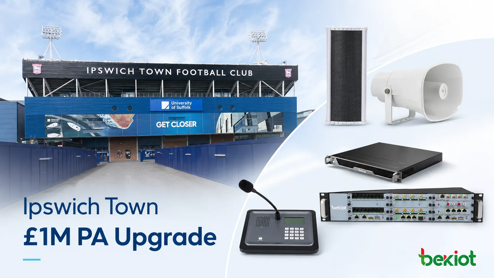 Ipswich Town's £1m Stadium PA Rebuild: Why Replacing Speakers Isn't Enough？