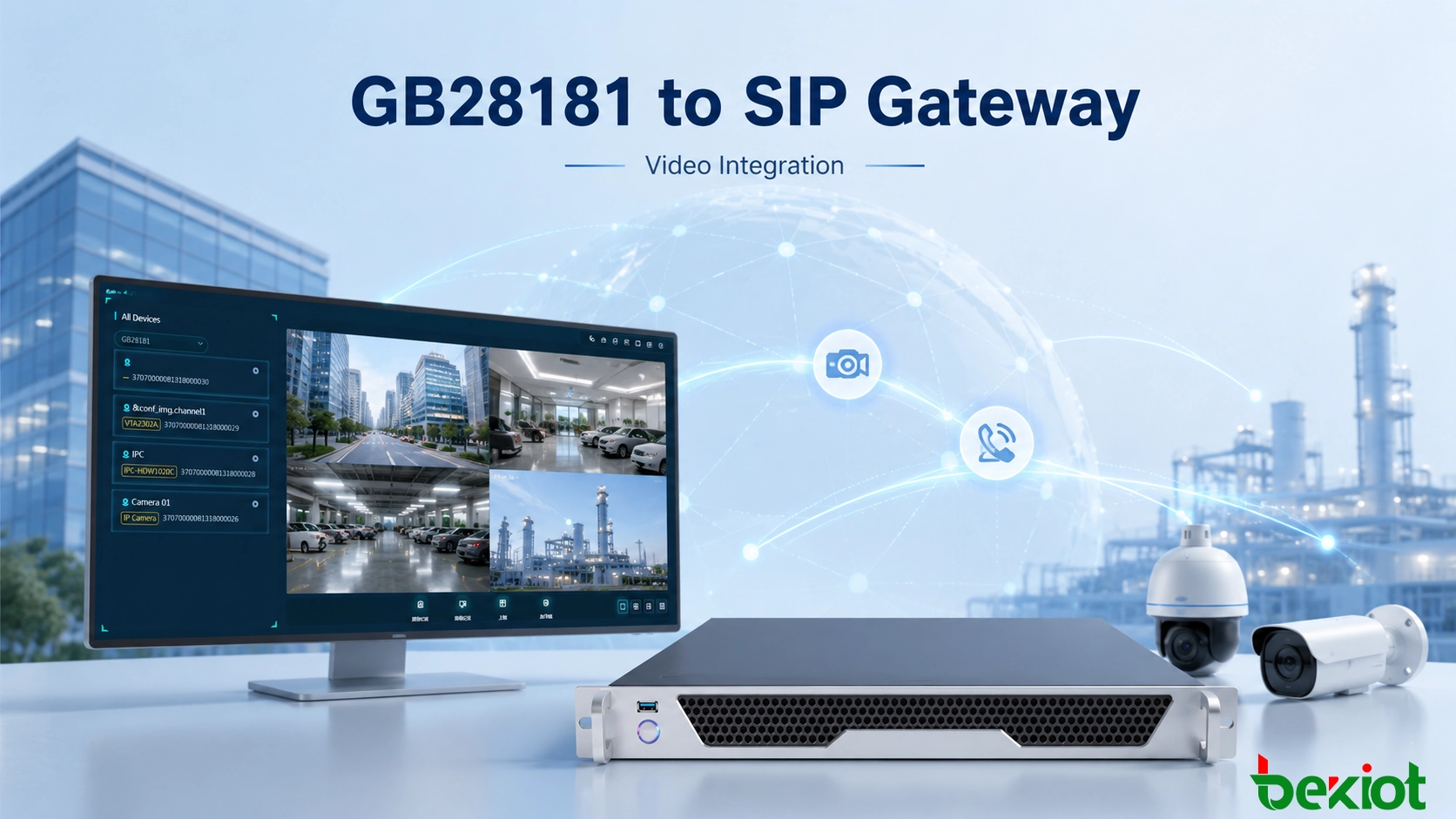 GB28181 to SIP Gateway Solution for Video and Unified Communications Integration