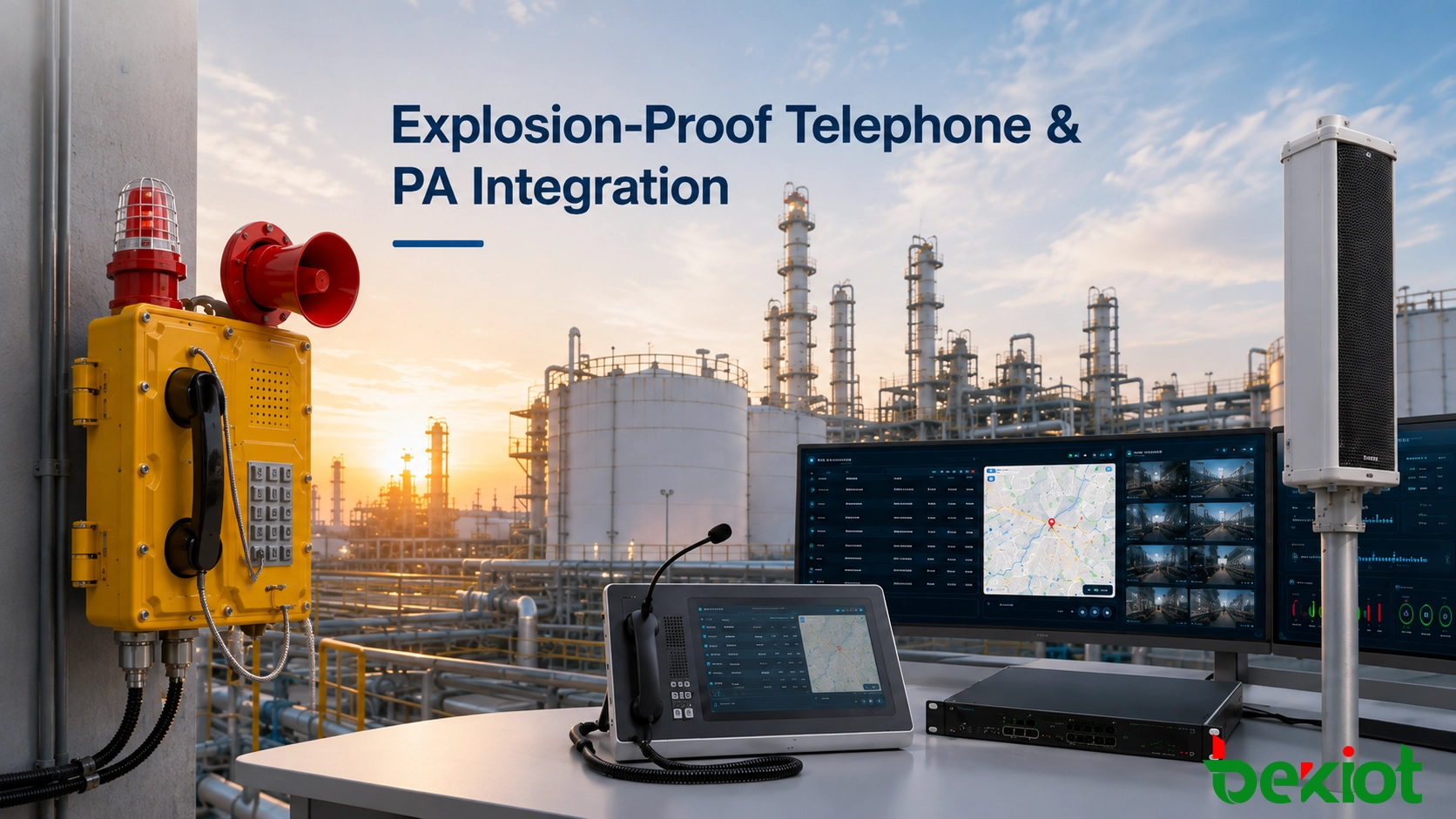 Explosion-Proof Telephone and PA System Integration
