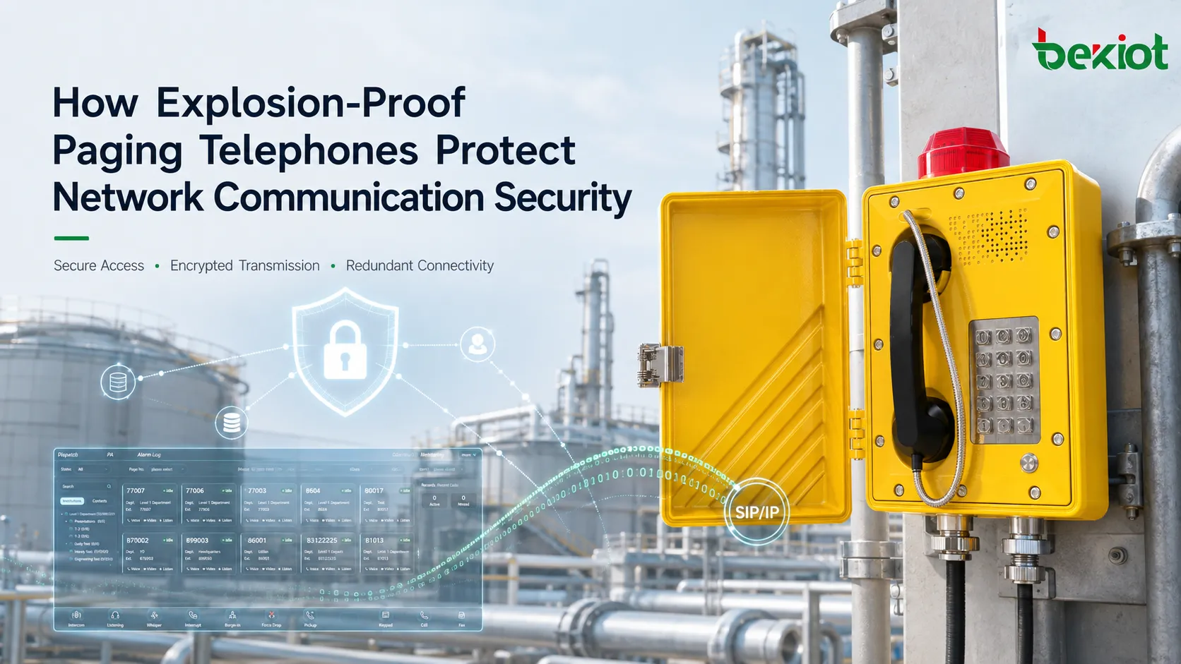 How Explosion-Proof Paging Telephones Help Secure Industrial Communication Networks？