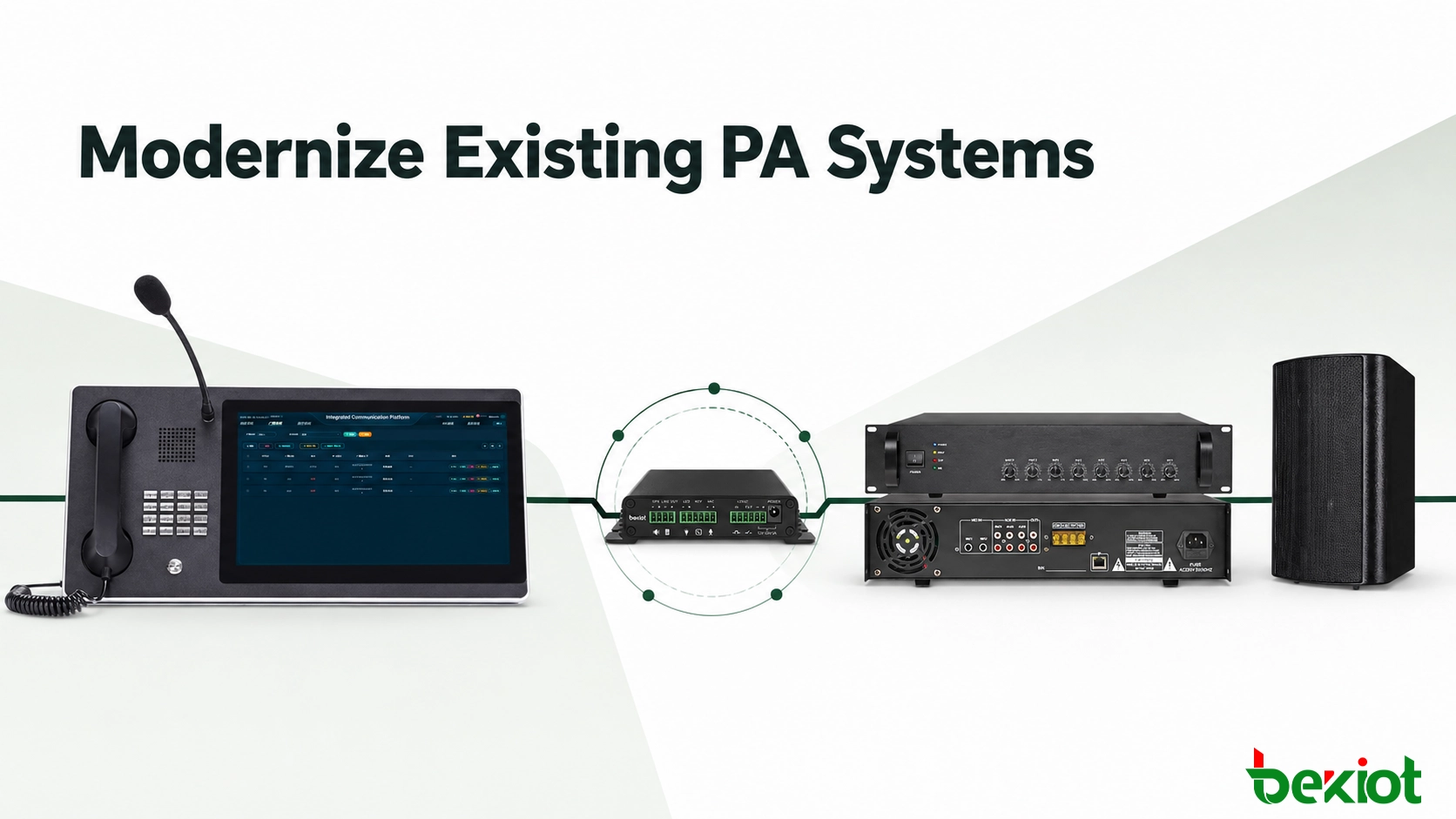 How to Connect an Existing PA System to Modern IP Dispatch