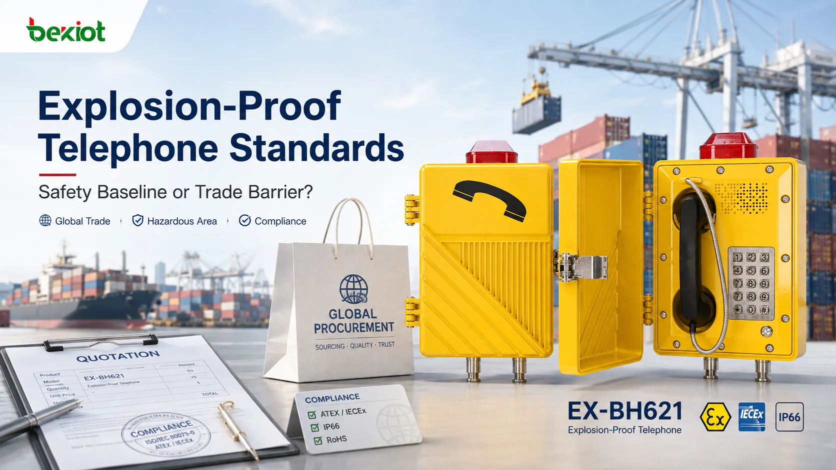 International Explosion-Proof Telephone Standards: Safety Baseline or Trade Barrier?