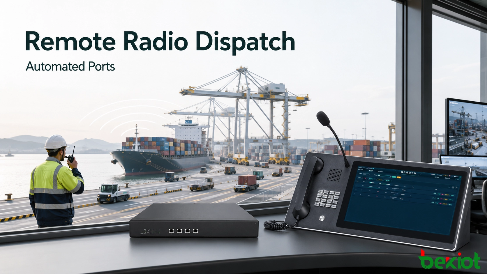 Remote Radio Dispatch for Automated Ports: A Practical RoIP Gateway Solution