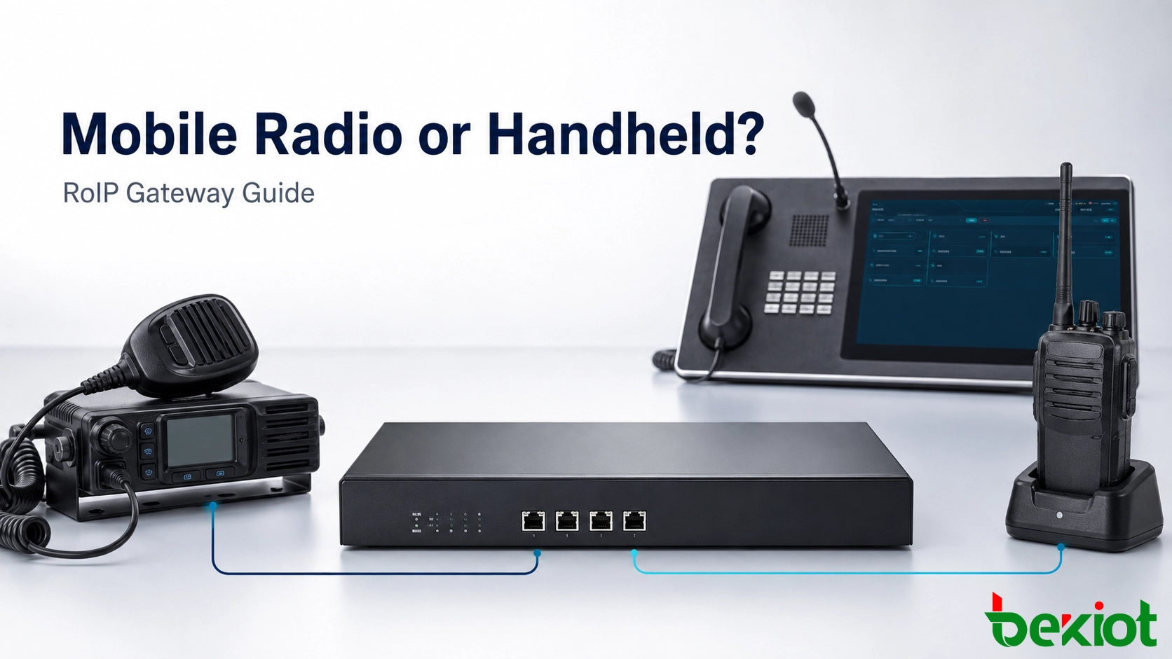 Should a RoIP Gateway Connect to a Mobile Radio or Handheld Radio?