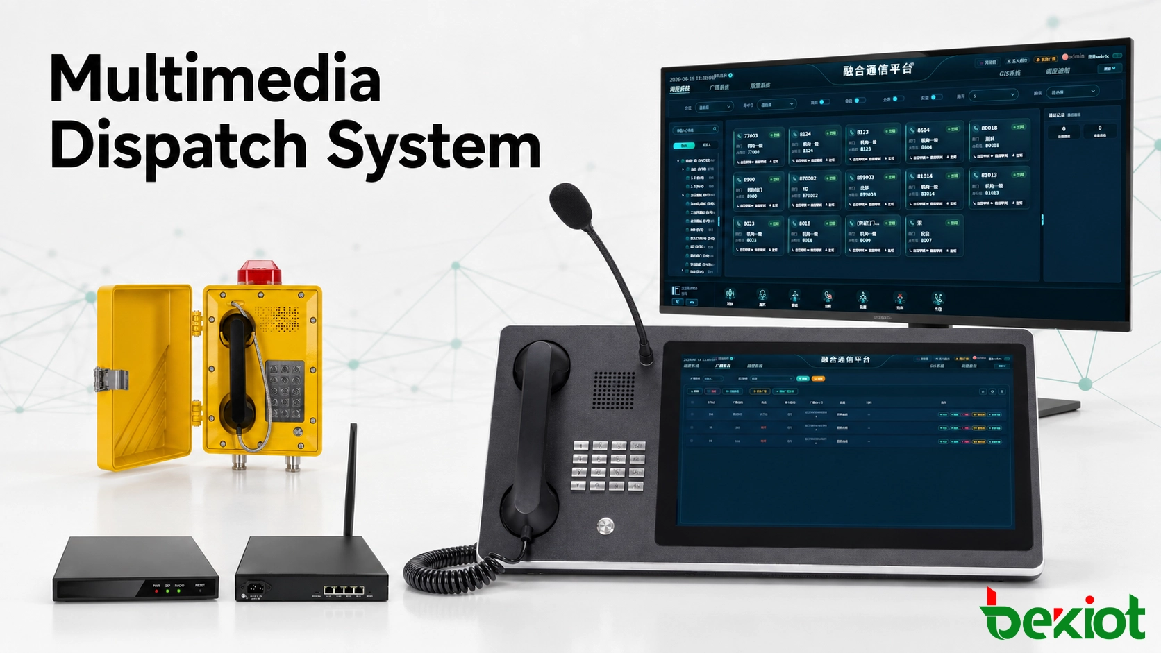 What Equipment Is Needed for a Multimedia Command and Dispatch System?