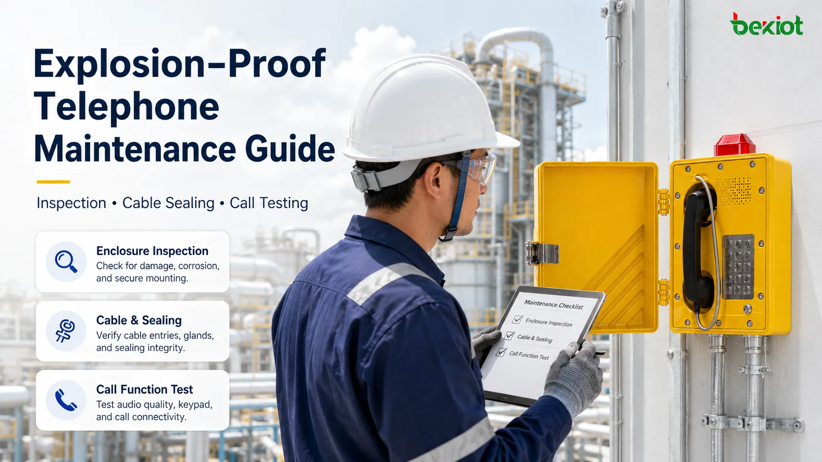 Routine Maintenance Guide for Explosion-Proof Telephones