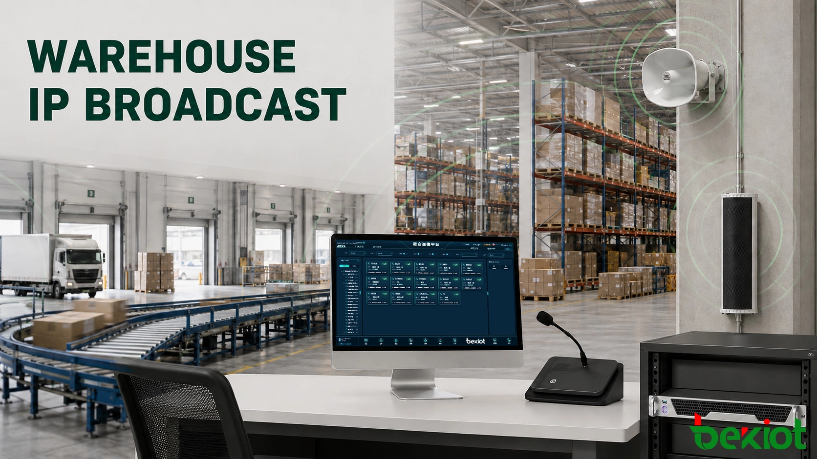 How Does an IP Broadcast System Improve Communication in Warehouses and Logistics Centers?