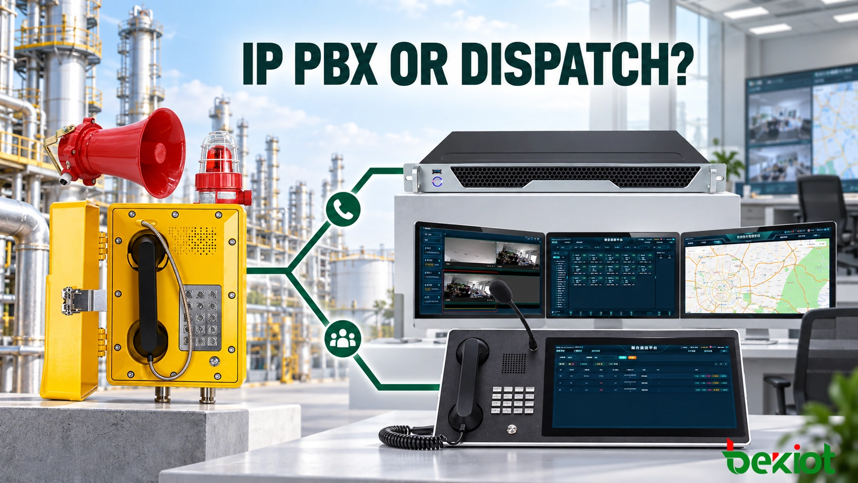 Should Explosion-Proof Telephones Connect to an IP PBX or a Dispatch System?