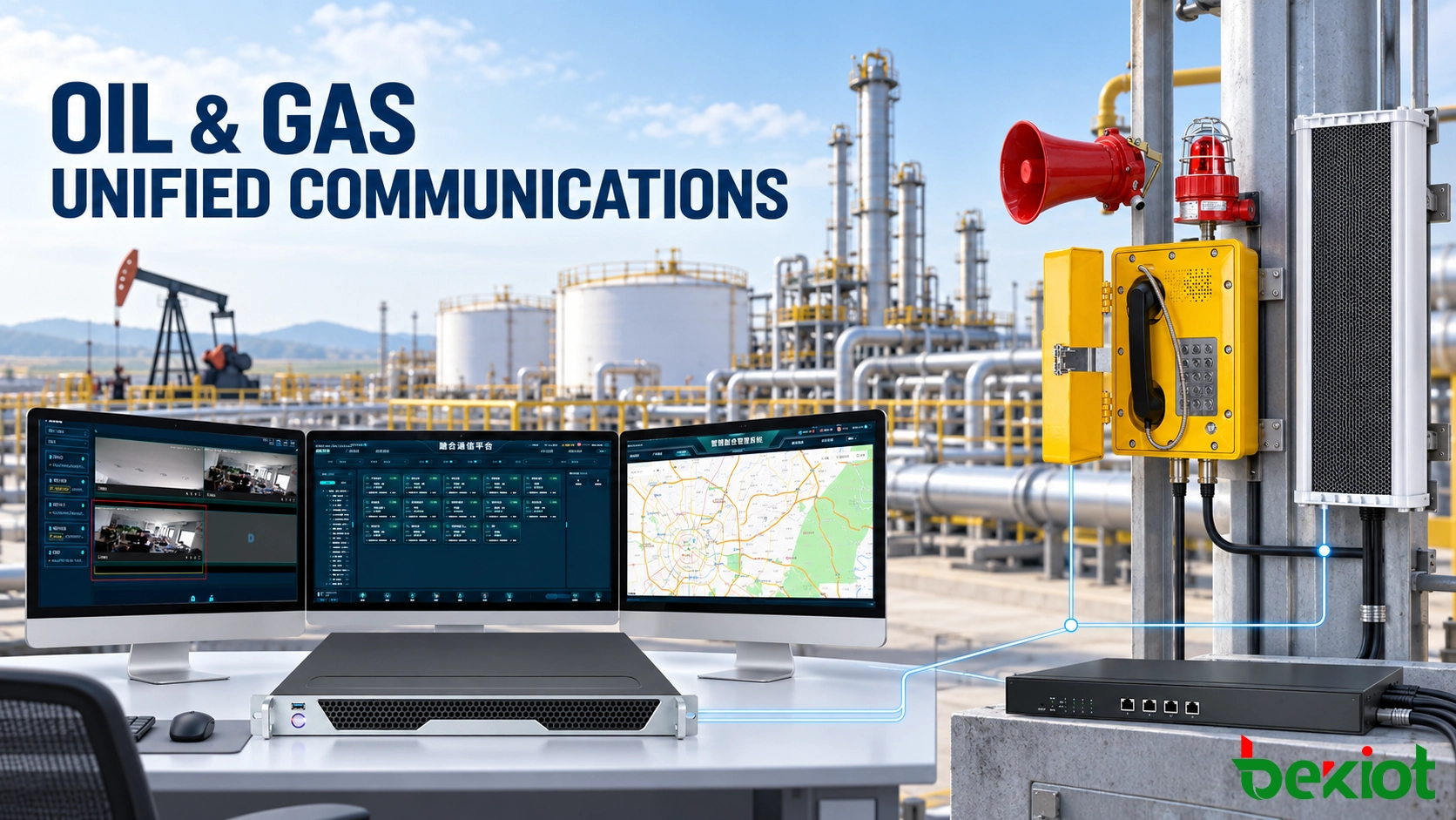 Oil and Gas Unified Communications: Dispatch, Alerts and Resilient Operations