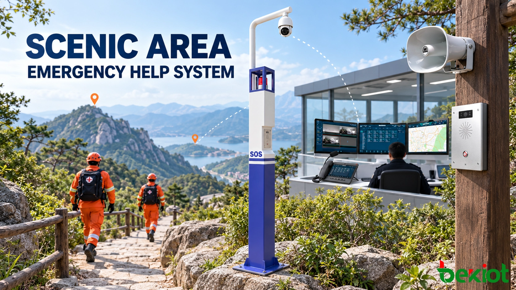 Scenic Area Emergency Help System: SOS Calling, Location Tracking and Rescue Coordination