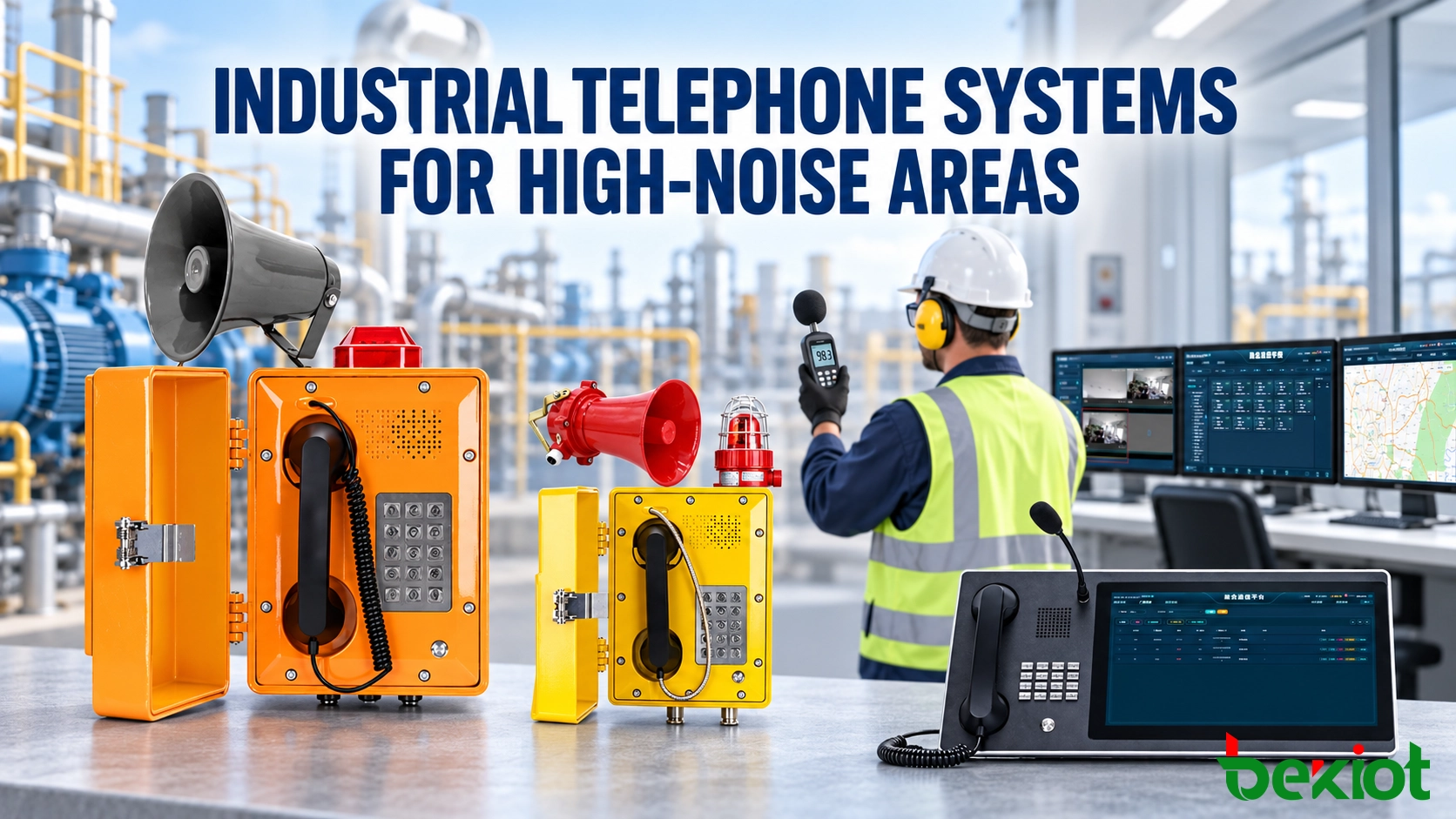 How to Design an Industrial Telephone System for High-Noise Environments