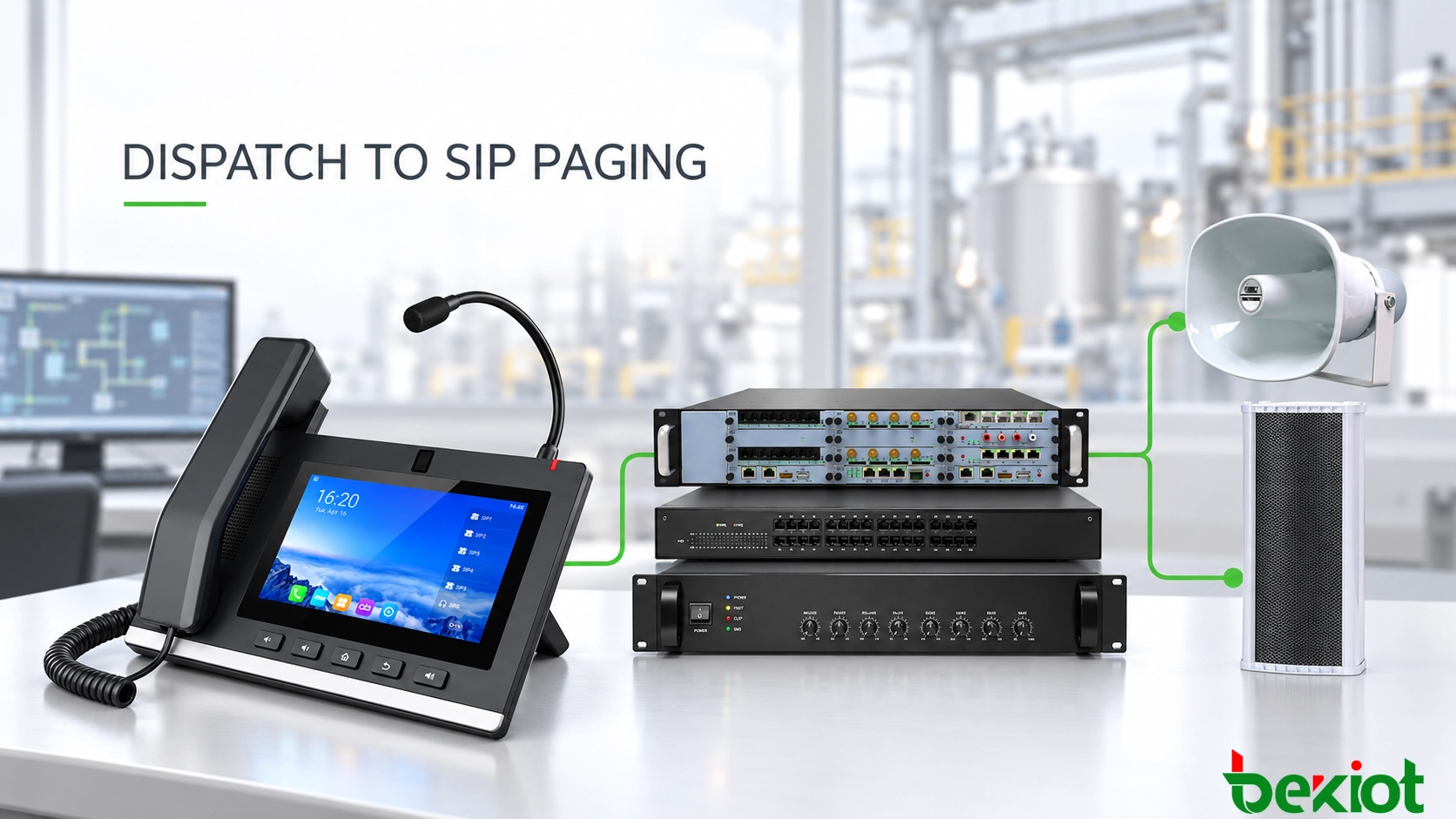 How Does a Dispatch Telephone Connect to SIP Paging Systems?