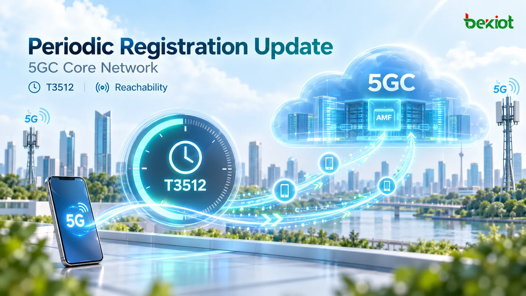 5GC Core Network Periodic Registration Update Procedure