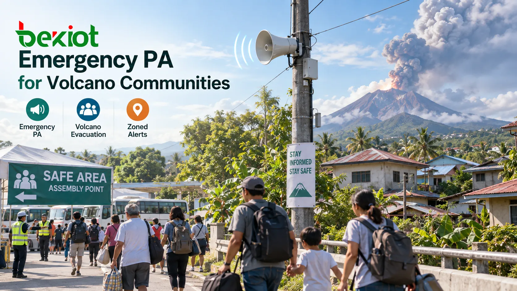 Residential Areas at the Foot of Kanlaon Volcano Gain Public Address Coverage: How Should Emergency PA Be Deployed for Critical Incidents?