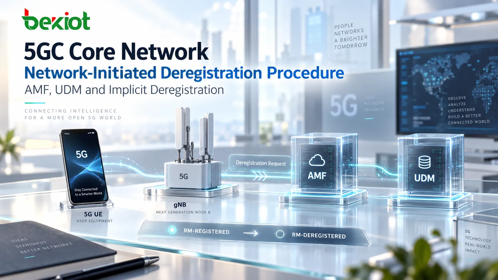 5GC Core Network Network-Initiated Deregistration Procedure