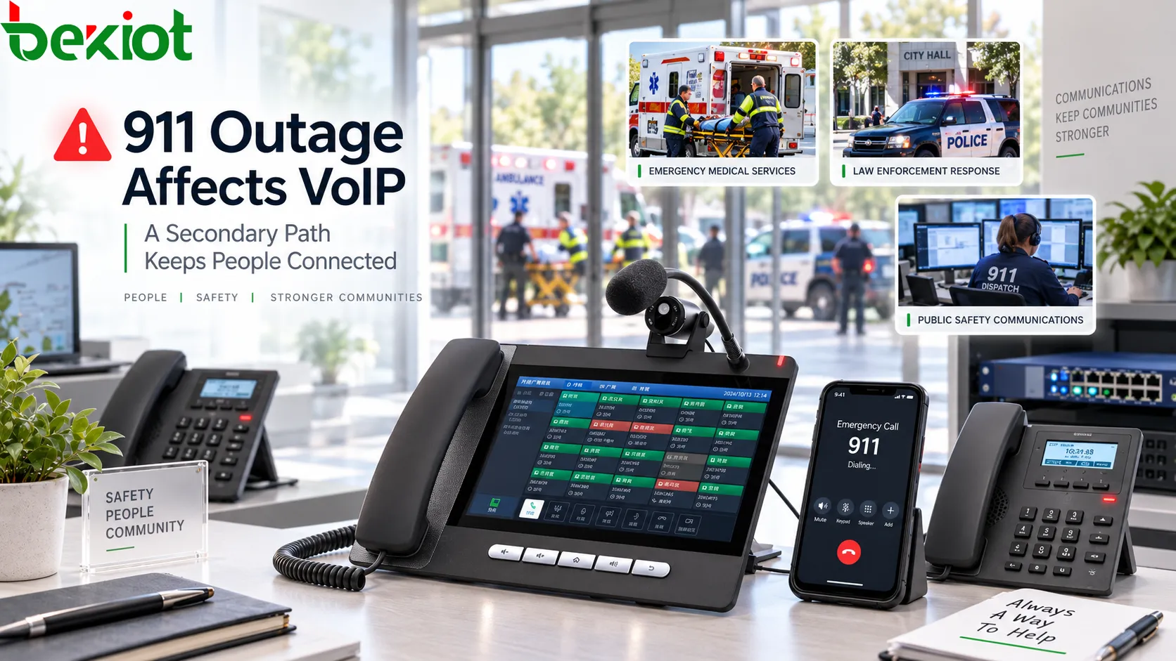 Intermittent 911 Outages Affect VoIP: Why Emergency Calling Needs a Secondary Path