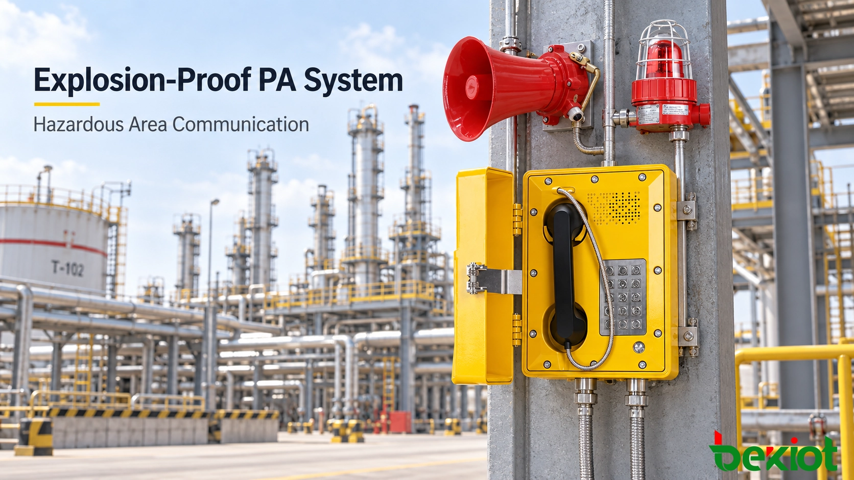 How Should an Explosion-Proof PA System Be Designed for Hazardous Industrial Areas?