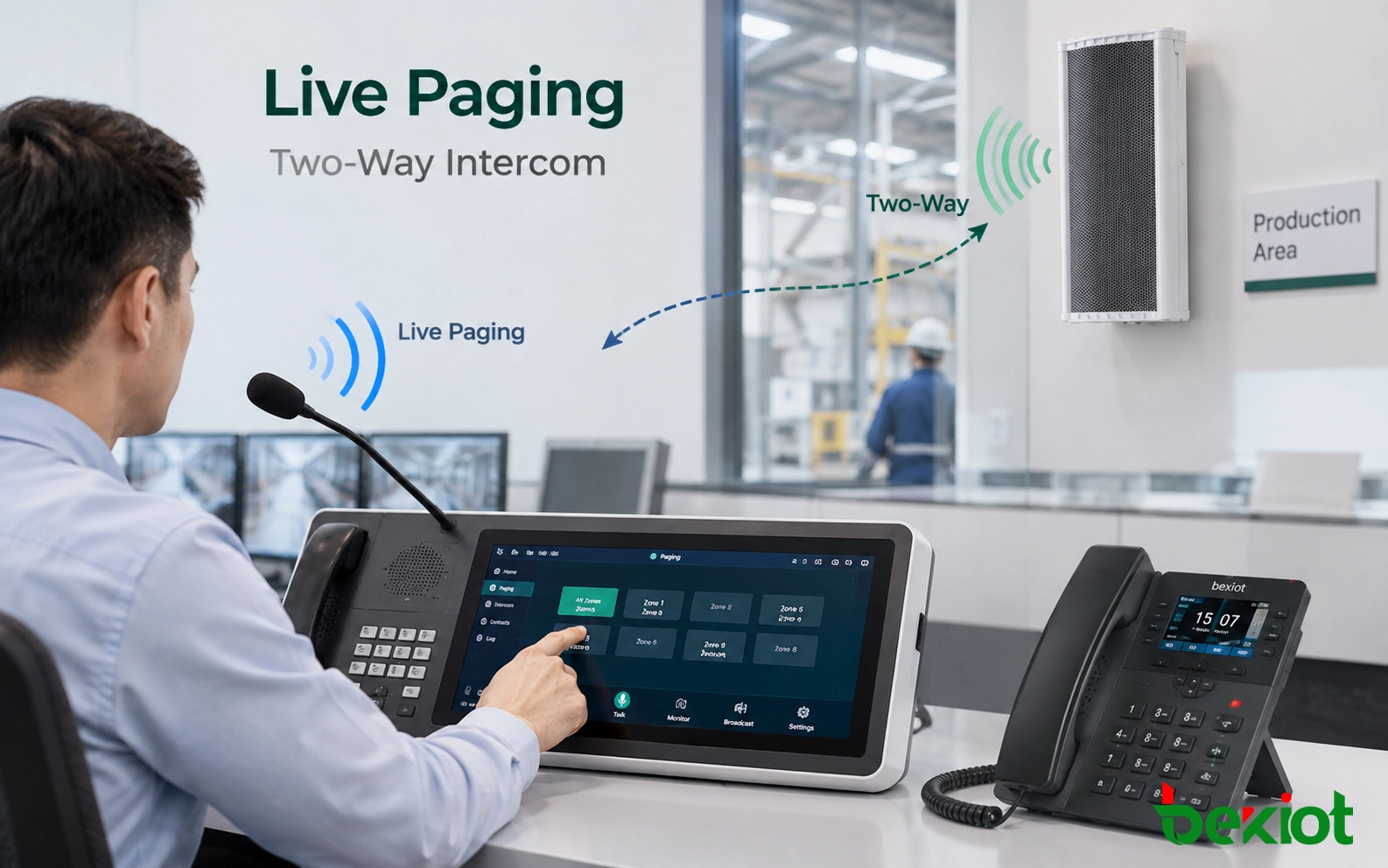 Live Paging & Two-Way Intercom