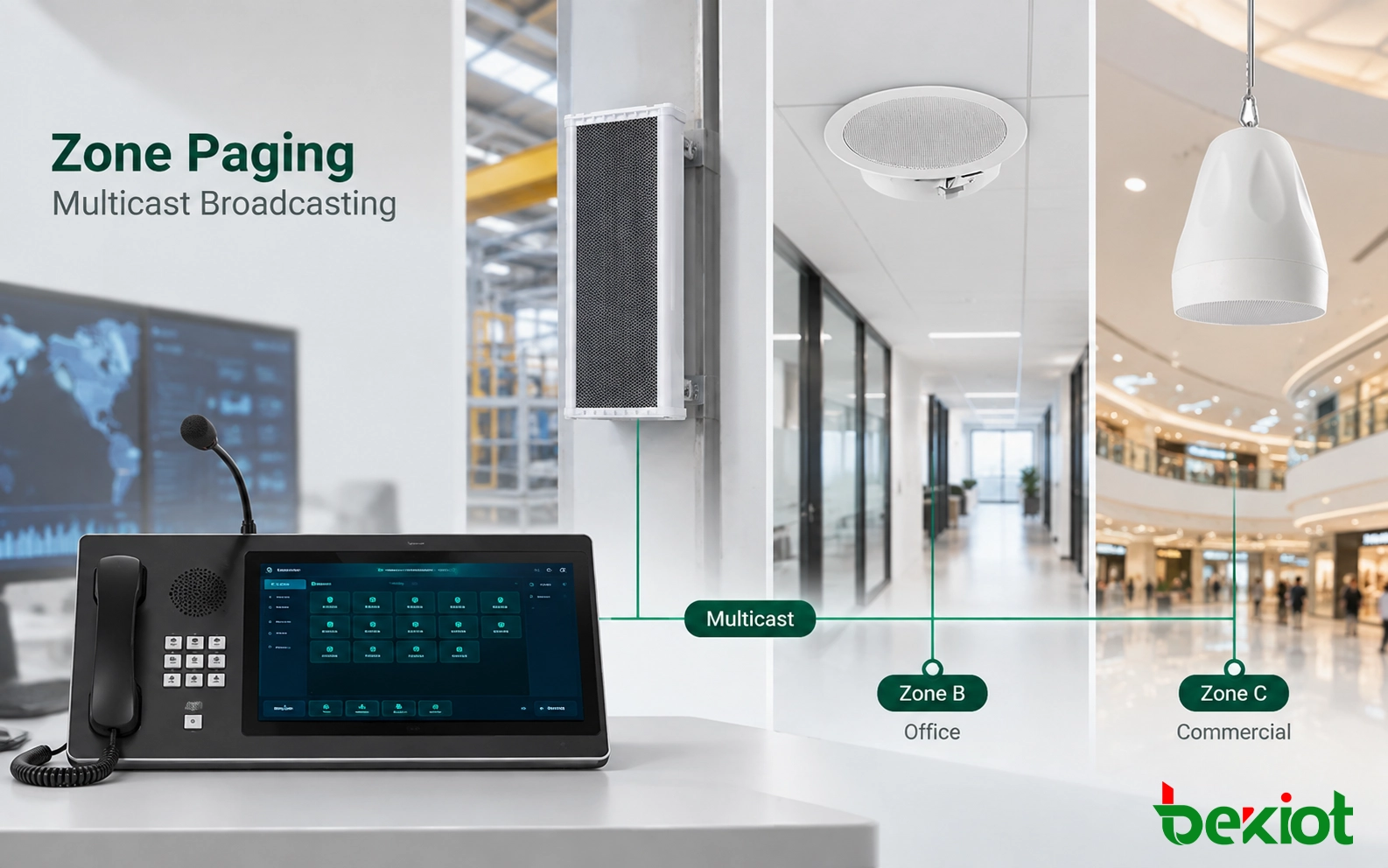 Zone Paging & Multicast Broadcasting