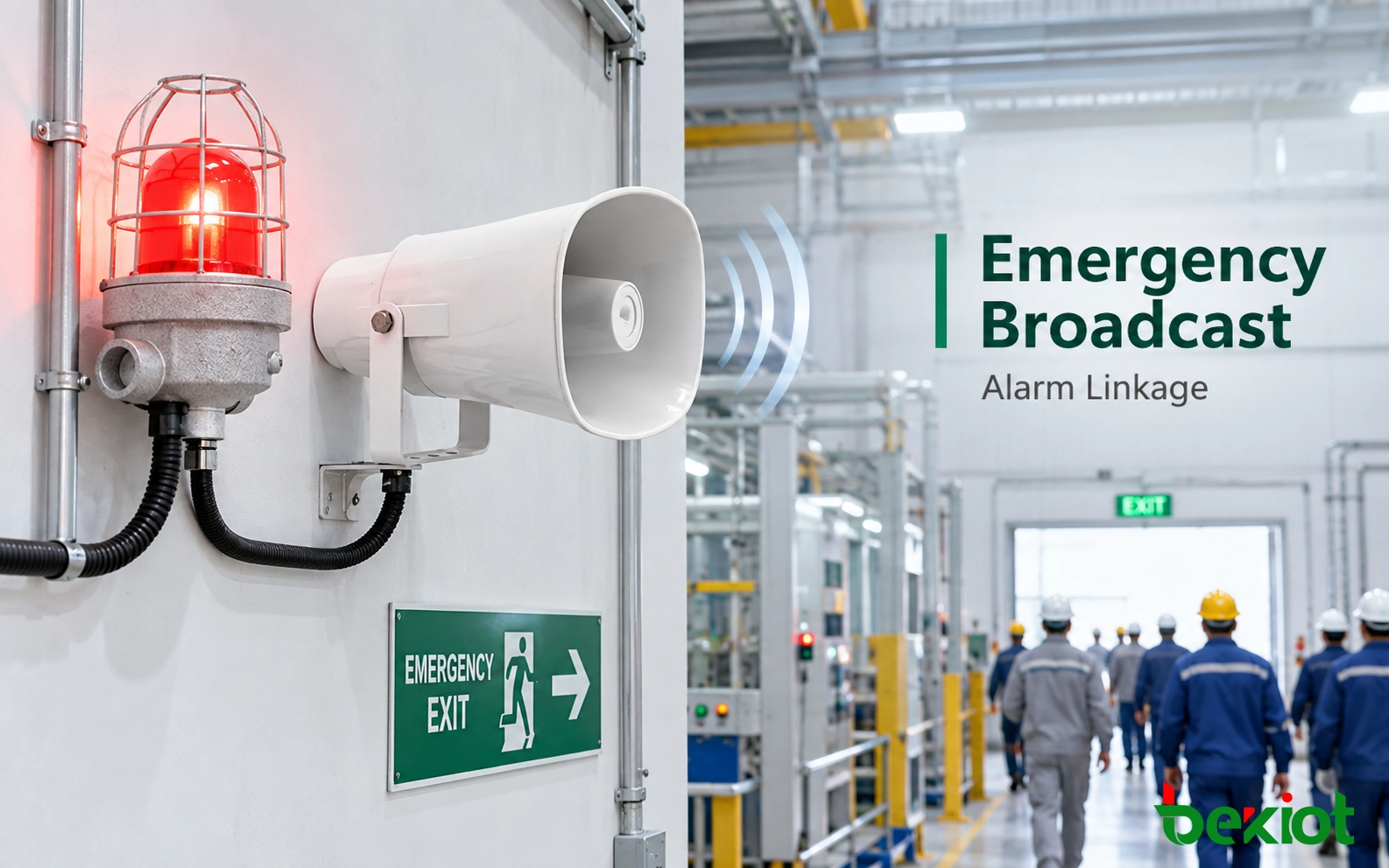 Emergency Broadcast & Alarm Linkage