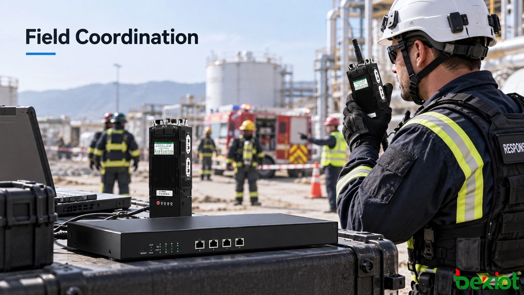 Emergency communication environment integrating telephony, video, radio, broadcast and dispatch resources