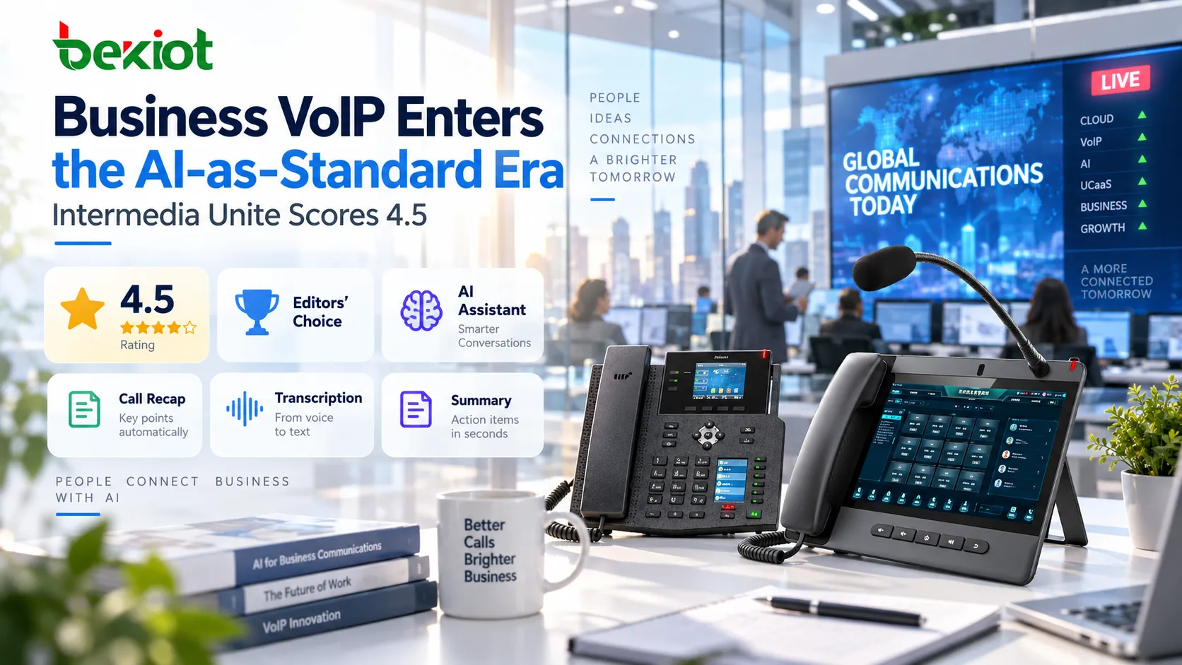 Intermedia Unite Scores 4.5 as Business VoIP Enters the AI-as-Standard Era