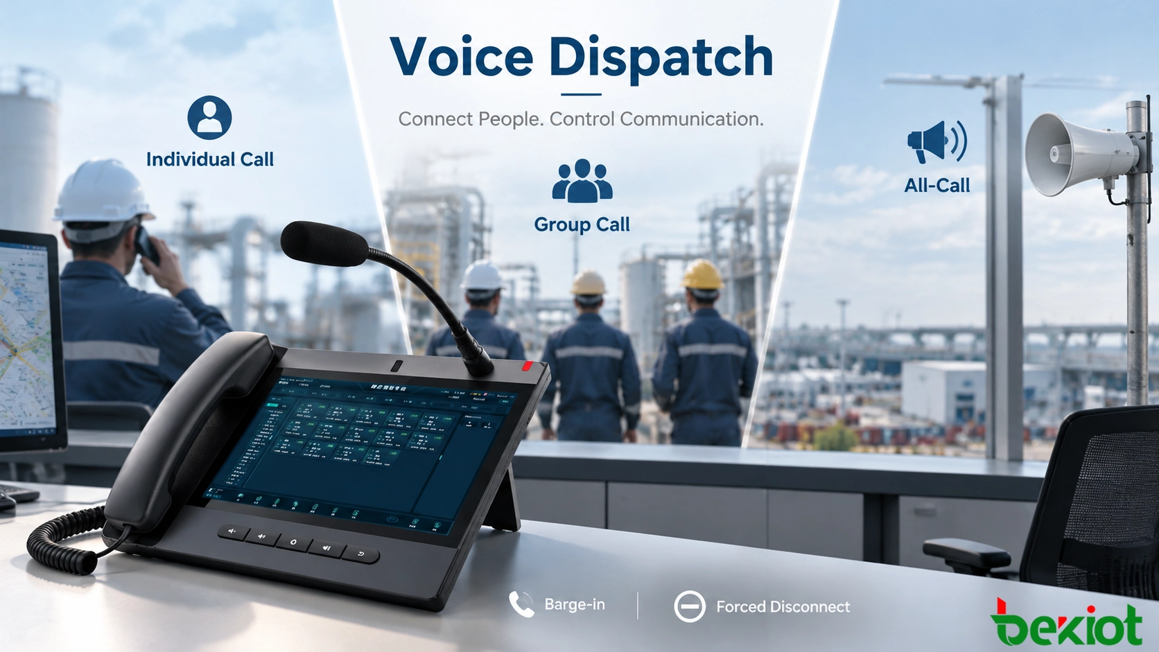 Voice Dispatch Call Control: Individual Calls, Group Calls and Overrides