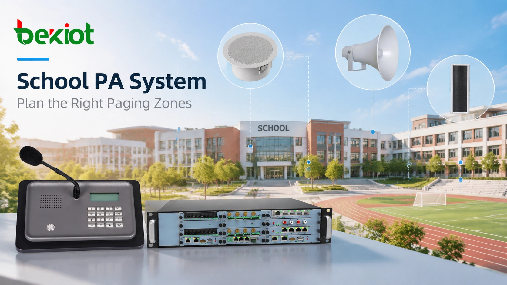 How to Plan Paging Zones for a School PA System
