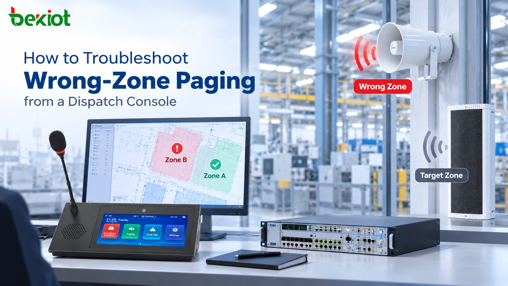 How to Troubleshoot Wrong-Zone Paging from a Dispatch Console