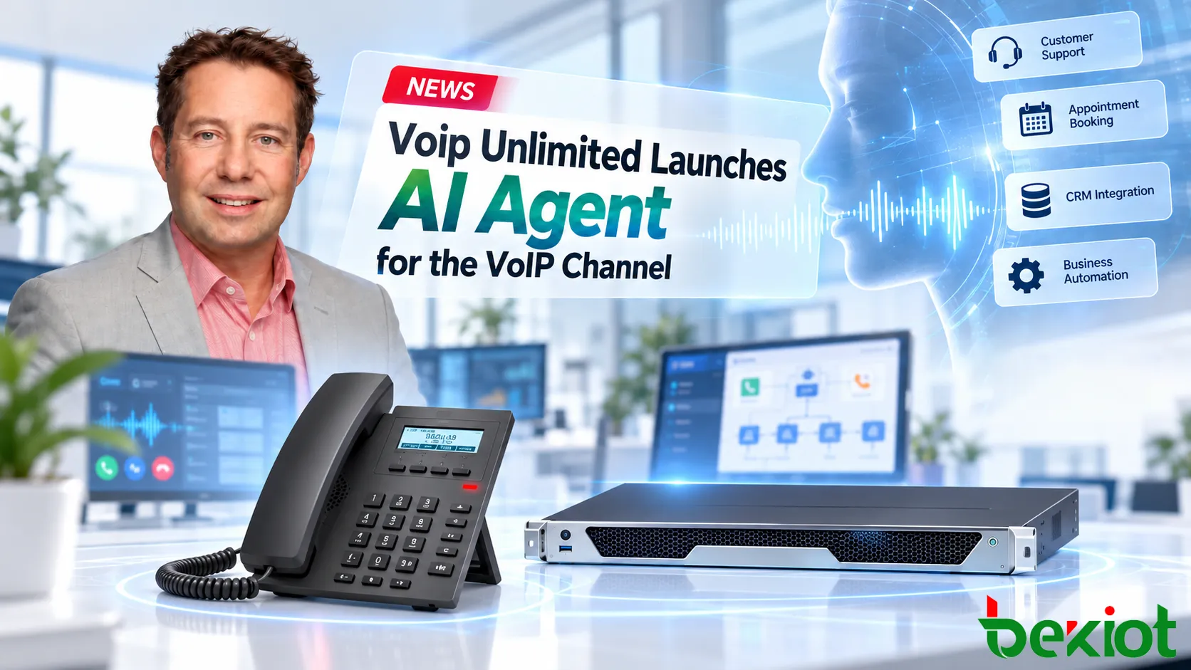 Voip Unlimited Launches AI Agent as AI Voice Services Move Into the VoIP Channel