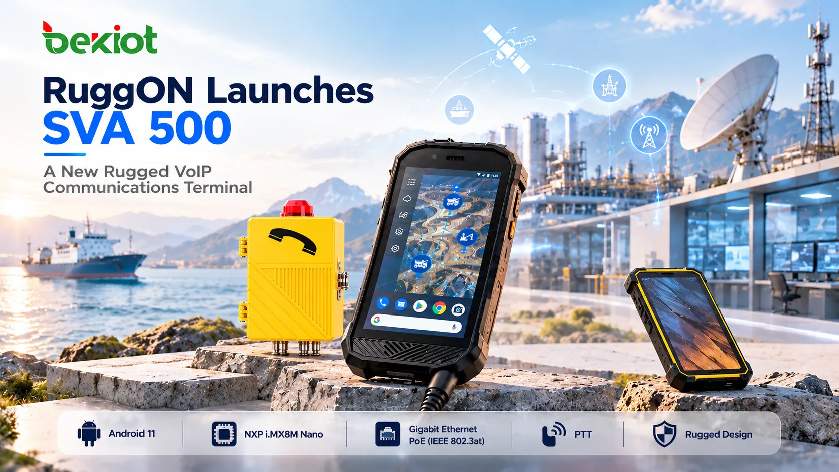 RuggON Launches SVA 500: A New Rugged VoIP Communications Terminal